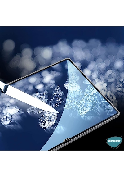 Microsonic Samsung Uyumlu Galaxy Tab S8 Plus X800 Tempered Glass Cam Ekran Koruyucu