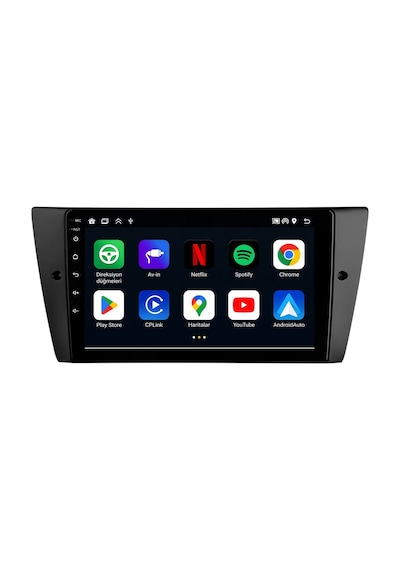 Bmw 3 Series E91 2005-2012 Android Multimedya Carplay Android Auto Navigasyon 8gb Ram 64gb 9"