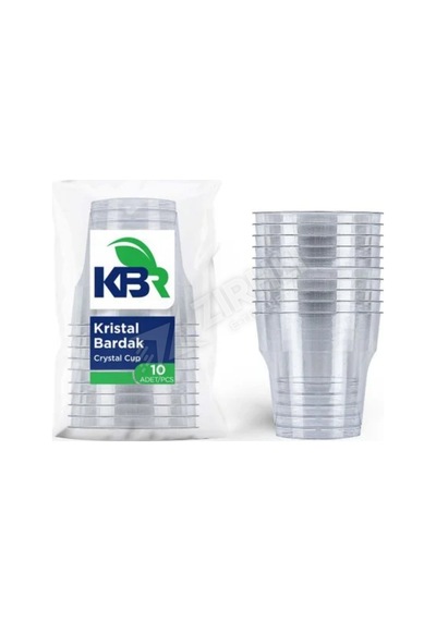 Kbr Kristal Bardak 10'lu Çok Renkli