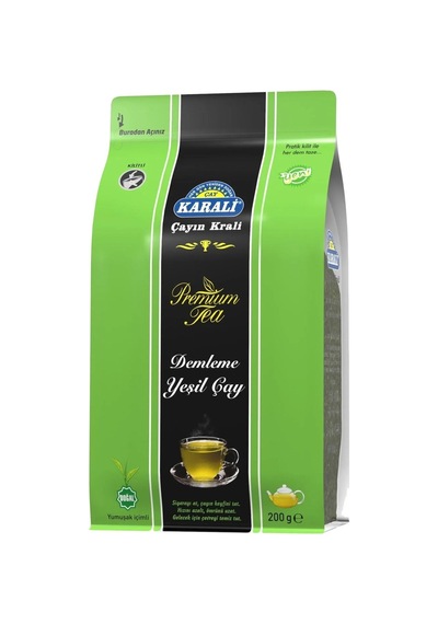 Karali Demleme Yeşil Çay 2 x 200 G + Demlik Poşet Çay 2 x 300 G