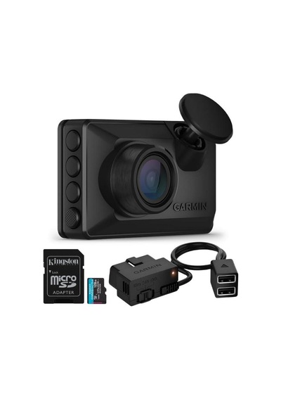 Garmin Dash Cam X110 Kompakt 1080p Kamera, 140 Derece Görüş Alanı Ve Ses Kontrolü Siyah Ve Araç Kamerası İçin Garmin Sabit Güç Kablosu...-123430