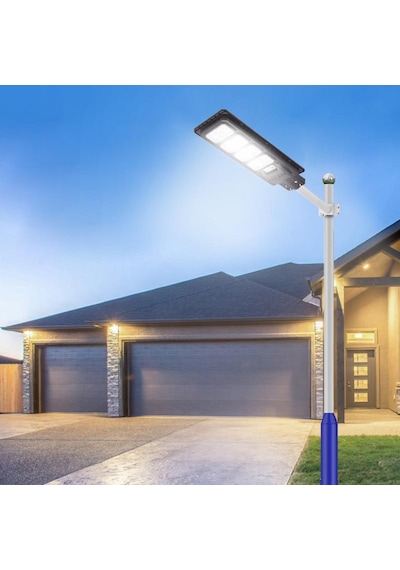 Dls 1000w Solar Güneş Enerjili Led Bahçe & Çevre Aydınlatma Lambası Profesyonel Dış Mekan 202-1000