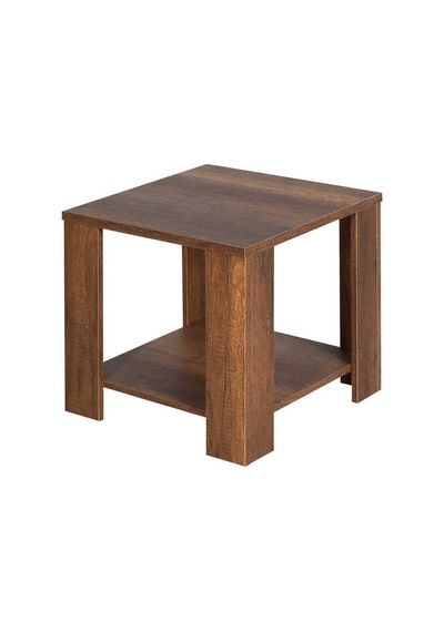 New Line Köşe Sehpa - Koyu Ceviz Oslo Ceviz 50x48x50 Cm Gxyxd
