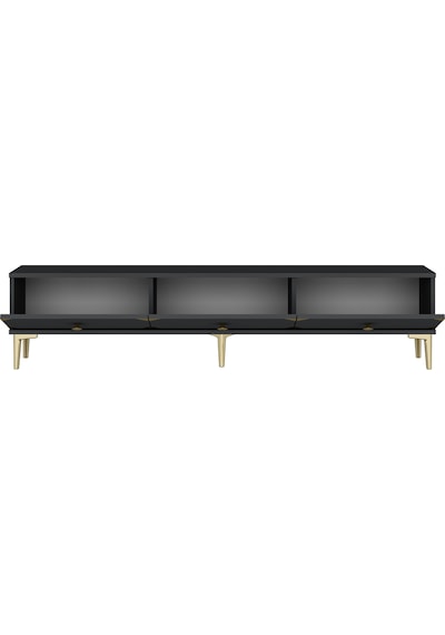 Tsa1897ag Alfa Tv Sehpası Antrasit-gold 180cm