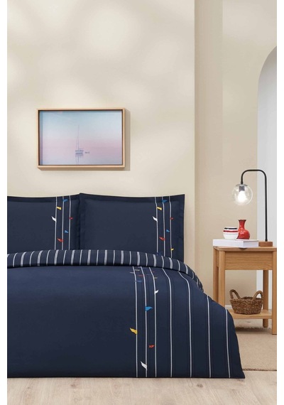 Fore Shore Çift Kişilik Nevresim Takımı Lacivert
