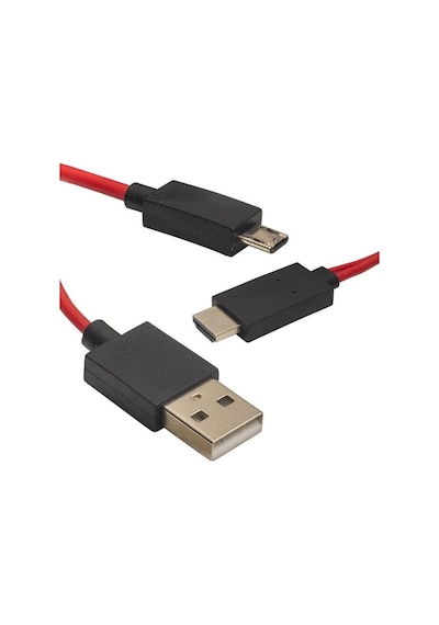 Samsung Galaxy S5 Uyumlu 11-pin Micro Usb - Hdmı Hdtv Görüntü Ve Ses Aktarım Kablosu