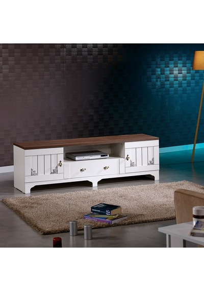 Gazel Country Tv Ünitesi 170 Cm / Kapaklı Çekmeceli Tv Sehpası