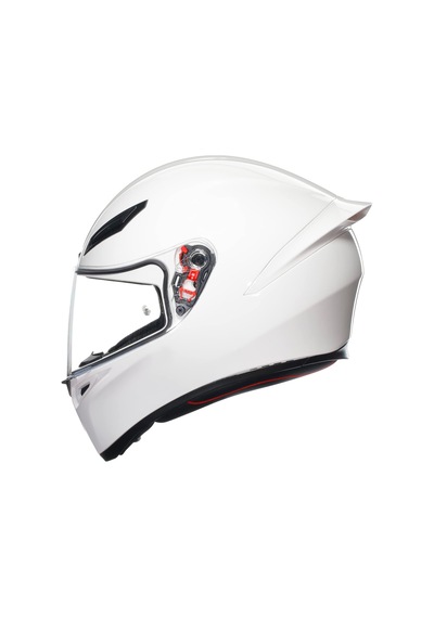 K1 S Motosiklet Kaskı Mono Kapalı Kask White L Beyaz
