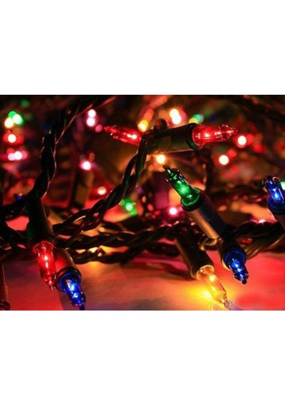 Dekoratif Led Işık 100 Led Priz Girişli Parti Süsleme Ledi Noel
