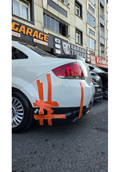 Fiat Linea Makyajsız Kasa Arka Tampon Eki Karlık Custom Plastik Boyasız