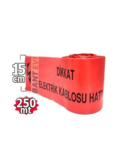 Elektrik İkaz Şerid 250m AG OG İkaz Bandı