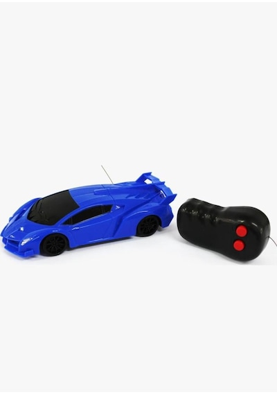 TıfılToys Uzaktan Kumandalı Ferrari Hızlı Mavi Araba 1:26 Ölçek 18 Cm İleri Ve Geri Hareketli Oyuncak Araba