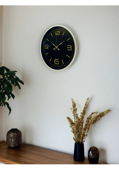 36 Cm Dekoratif Modern Duvar Saati Çok Renkli