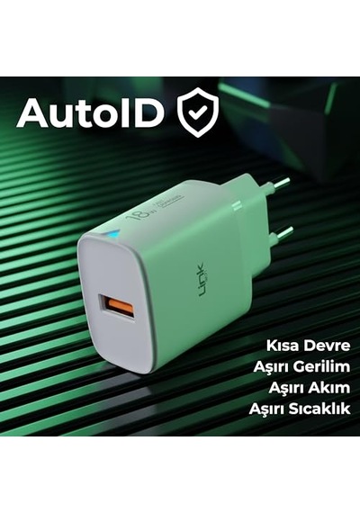 18w Qc3.0 Usb Şarj Adaptörü Beyaz
