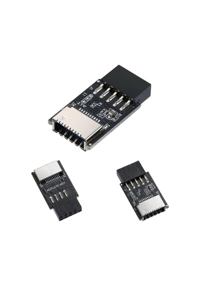Lunatic 3649 Usb2.0 9 Pin - Type-e Anakart Çevirici Dönüştürücü Adaptör