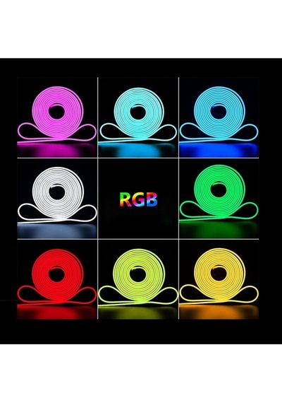 Rgb Neon Işık Aydınlatma 5 Metre