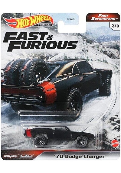 Hot Wheels Fast & Furious Premium Arabalar '70 Dodge Charger Gbw75 Grl83 Çok Renkli