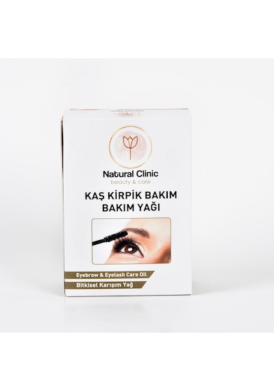 Natural Clinic Kaş Kirpik Bakım Yağı 10 ML + Doğal E Vitaminli Argan Yağı 10 ML