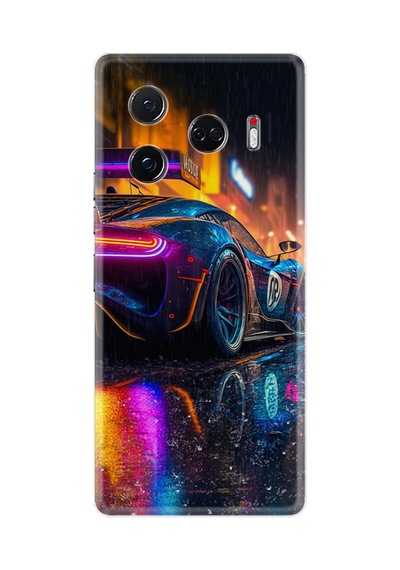 Tecno 30 Pro 5g Kılıf Hayat Serisi Desenli Colorful Car -stock Code 2013