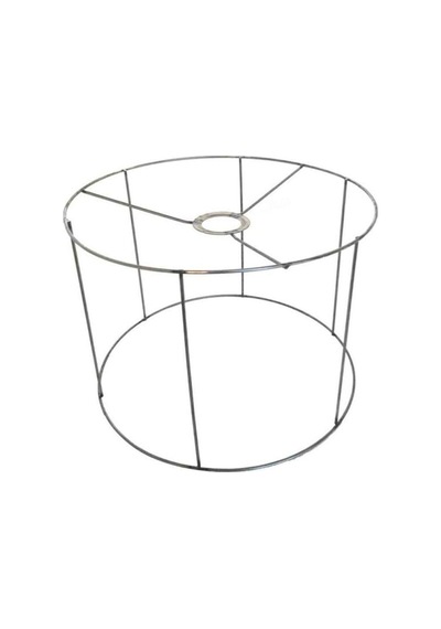 Silindir Makrome/kurdela Abajur Çember Teli 15cm-15 Cm Küçük Boy Kendin Yap Siyah
