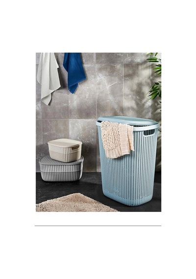 Knitty Örgü Çamaşır Sepeti 57 Lt Royaleks-g654 Çok Renkli