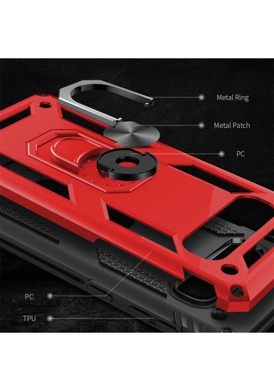 Samsung Uyumlu Galaxy S10 Kılıf Zore Vega Kapak-Siyah