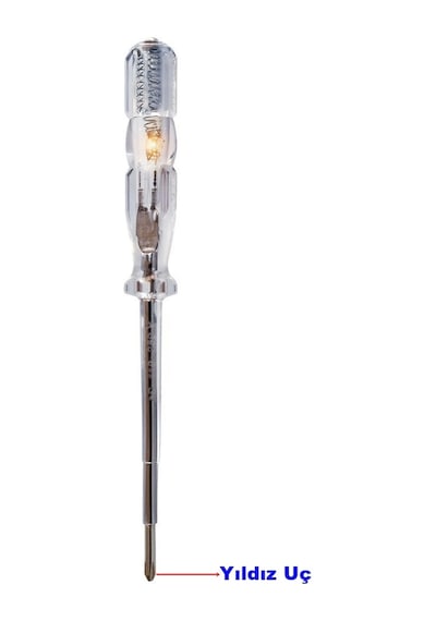 Çetinler Voltaj Kontrol Kalemi Yıldız 190mm