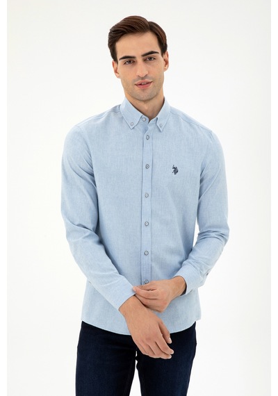 U.s. Polo Assn. Erkek Açık Mavi Gömlek Basic 50296757-vr003 Açık Mavi U.s. Polo Assn. Erkek Açık Mavi Gömlek Basic 50296757-vr003 Açık Mavi