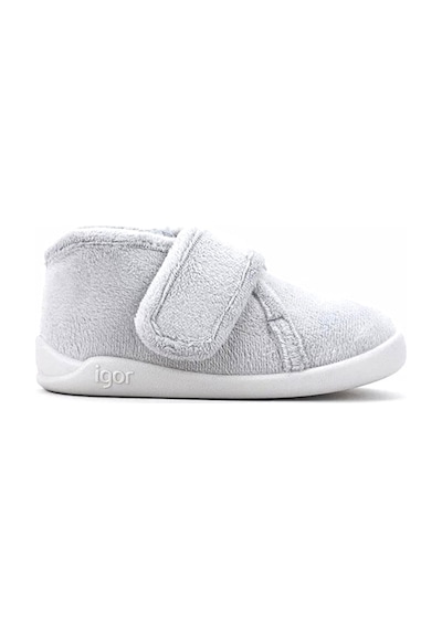 İgor Unisex Çocuk Homie Cırtlı Yumuşak Panduf - Gri 017-piedra
