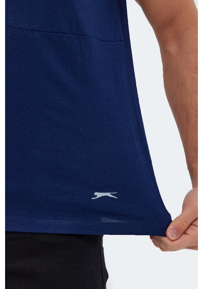 Slazenger Kaurı In Erkek Lacivert Tişört Lacivert