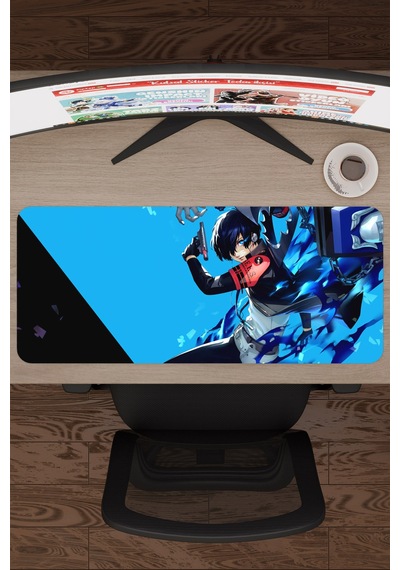 Persona 3 Kaymaz Dikişli Kauçuk Oyuncu Mousepad V3 - 70x30 Xl Gaming Mouse Pad Fare Altlığı