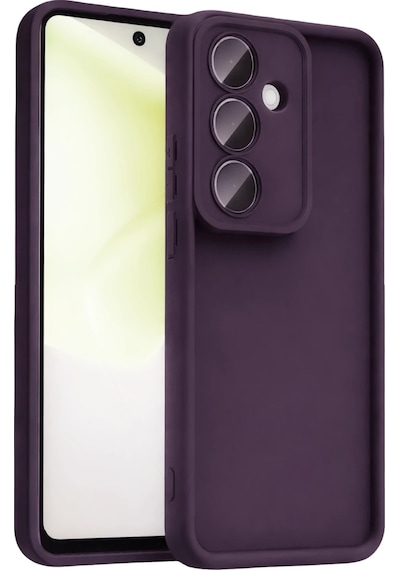 Gld-spt- Newface Samsung Uyumlu Galaxy A57 5g Viera Silikon - Mürdüm