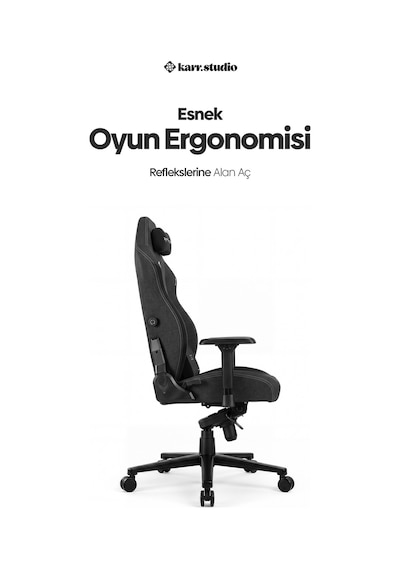 Riftwalker Ergonomik Oyuncu Koltuğu Siyah