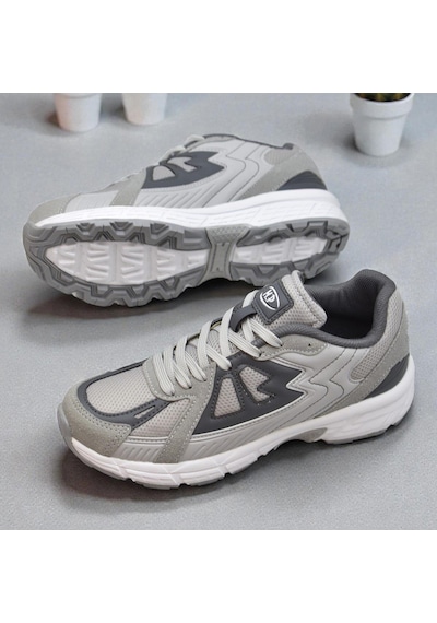 M.P 261-6053zn Ortopedik Taban Günlük Unisex Spor Ayakkabı Erkek Kadın Spor Ayakkabı Gri