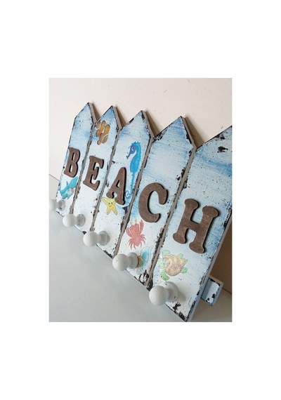 Ev Dekorasyon Askılık Çocuk Bebek Odası Deniz Temalı Mavi - 635469764 Mavi
