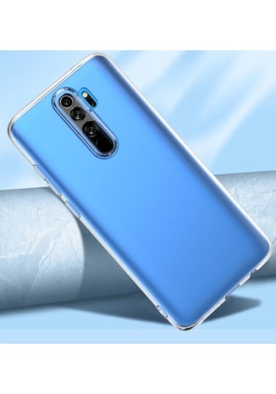 Xiaomi Redmi Note 8 Pro İle Uyumlu Kılıf Şeffaf Kamera Korumalı Esnek Silikon Telefon Kılıfı Kapak