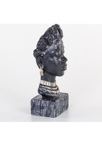 Euro Flora Afrikalı Kadın Büst 13X9X30 Cm