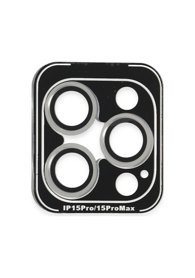 Cosmotex Joko Apple, Uyumlu iPhone 15 Pro Max Pvd Metal Kamera Lens - Gümüş