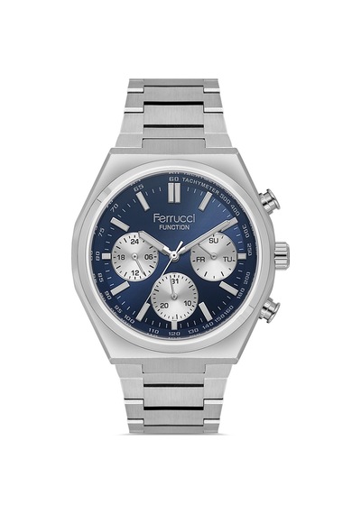 Ferrucci Gümüş Çelik Kordon Erkek Kol Saati L03610m.03 Gümüş