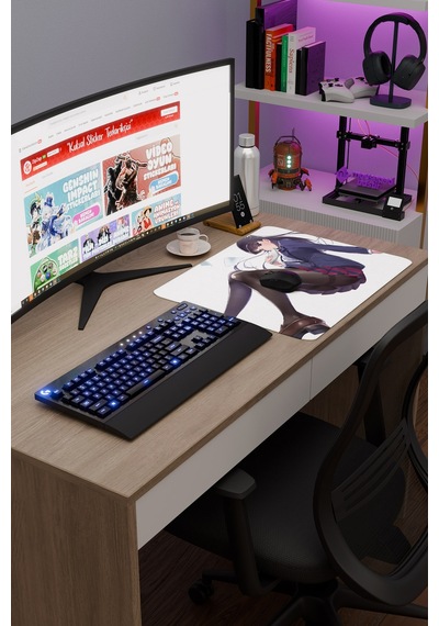 Komi Can't Communicate Dikişli Kauçuk Oyuncu Mousepad V5 - 48x40 Xl Gaming Mouse Pad