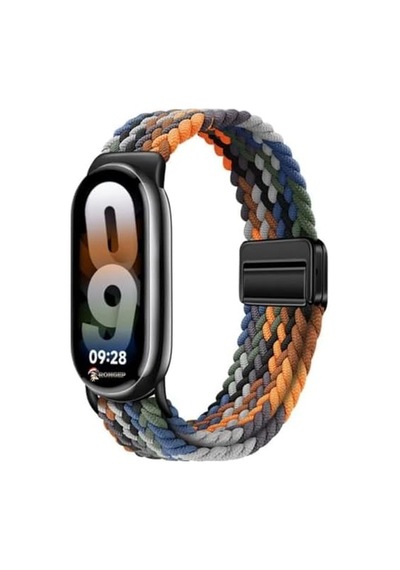 Xiaomi Mi Band 10/9/8 İle Uyumlu Örgü Loop Kordon Manyetik Toka Mekanizmalı Yumuşak Ve Konforlu Smart Band10 Kordon Terletmeyen Hafif Ve Elastik Kumaşlı Mi Band 10 Kordonu
