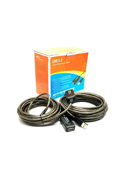 15 Metre Usb Uzatma Kablosu 15m Extension Cable Güçlendirilmiş Us