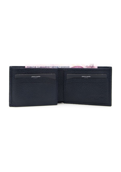 Pierre Cardin Floater Lacivert Deri Erkek Cüzdanı Ft3234 Lacivert