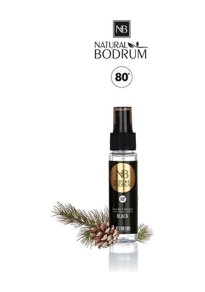 Black Kolonya İkili Set 400 Ml Dökmeli + 60 Ml Sprey Cep Boy %80 Alkollü