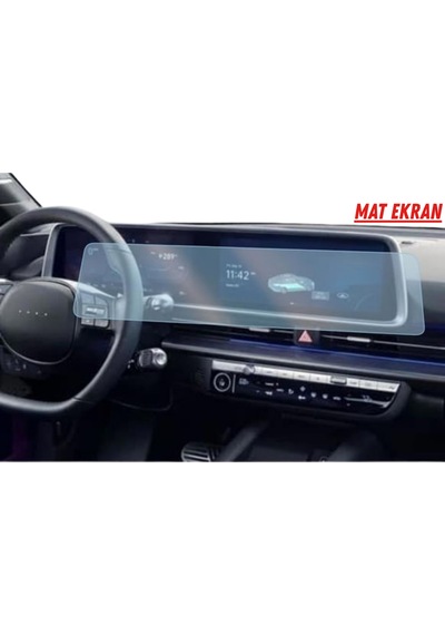 Hyundai Ioniq 6 2025 Navigasyon Ve Multimedya Uyumlu Mat Ekran Koruyucu