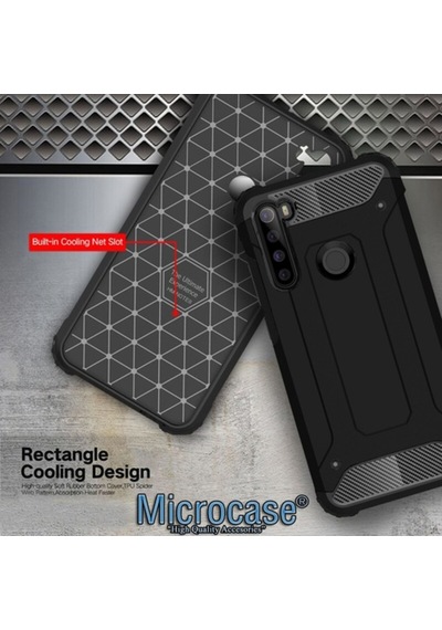 Microcase Redmi Note 8 King Serisi Armor Kilif + Cam (Seç) 385815414