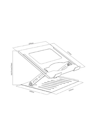Apple Uyumlu MacBook Notebook Fonksiyonel Ayarlanabilir Ergonomik Stand YL903