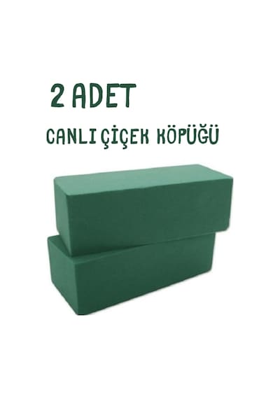 Yuvarlak Canlı Çiçek Köpüğü Çiçek Süngeri 4 Cm X 8 Cm Canlı Çiçekler İçin Özel Ürün Yeşil