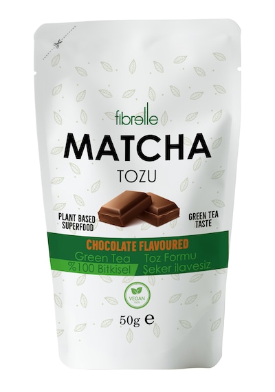 Fibrelle Matcha Çikolata Aromalı 50g