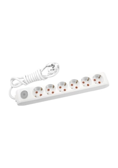 Viko Multi-let 6lı Anahtarlı Topraklı 3mt Kablolu 3 M